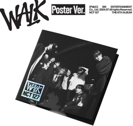 NCT 127  Walk  The 6th Album poster Ver.  CD