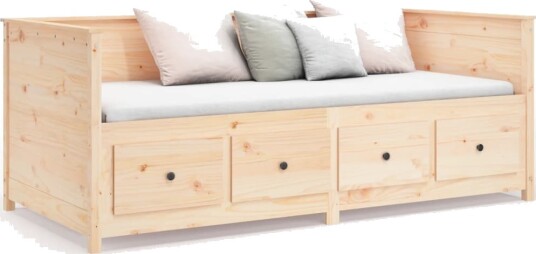 vidaXL Dagseng 75x190 cm heltre furu vidaXL Dagseng 75x190 cm heltre furu