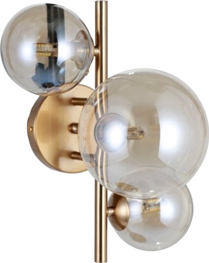Italux Vegglampe Canello Wl 406007 3 Hbr Elegant Messing
