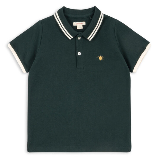 Konges Sløjd Florian polo shirt gots – pine grove   5 6år