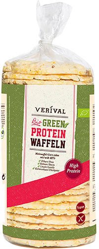Verival Mais-Protein vafler Øko - 120 g