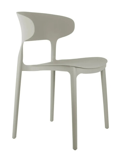 Leitmotiv Dining Chair Fain - Grey - H75CM
