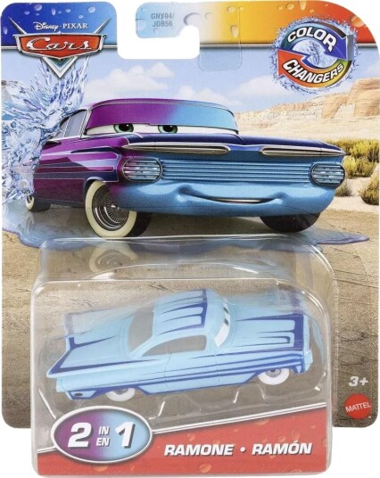Disney Biler Fargeskiftende Lekebil 1:55 Ramone Disney Biler Fargeskiftende Lekebil 1:55 Ramone