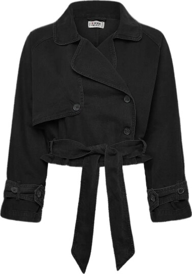 Denim Project | Dpwdenim Cropped Trenchcoat | M