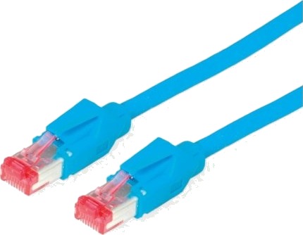 Kerpen E5-70 S/F – Patchkabel – Rj-45 (Hann) Til Rj-45 (Hann) – 3 M – Par I Metallfolie = Pimf (Ledningspar I Skjermende Folie) – Cat 6 – Halogenfri – Blå