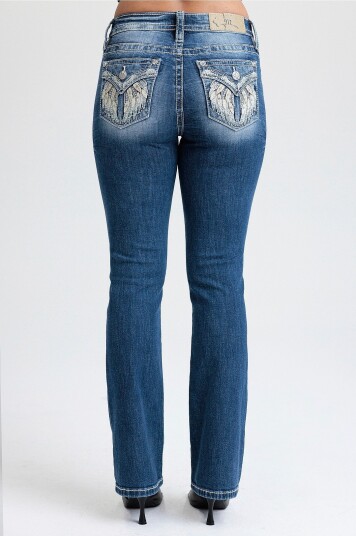Miss Me Jeans Heavenly Bootcut Jeans Blå Miss Me Jeans Heavenly Bootcut Jeans Blå
