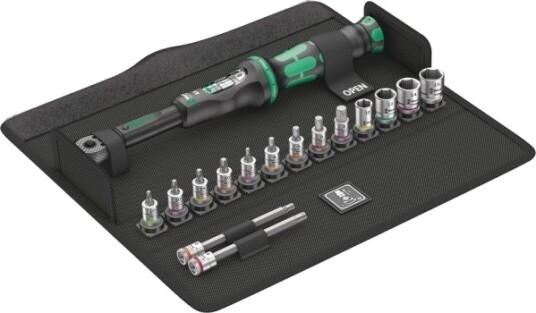 Wera Momentnøkkel 1/4" 2,5-25 Nm med Verktøysett 16 Deler - Mekanisk Håndverktøy