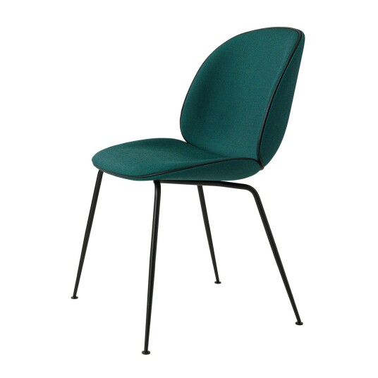 Gubi Beetle Dining Chair Sort/ Kvadrat Canvas 984