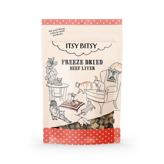 Itsybitsy Freeze Dried Okselever Til Katt