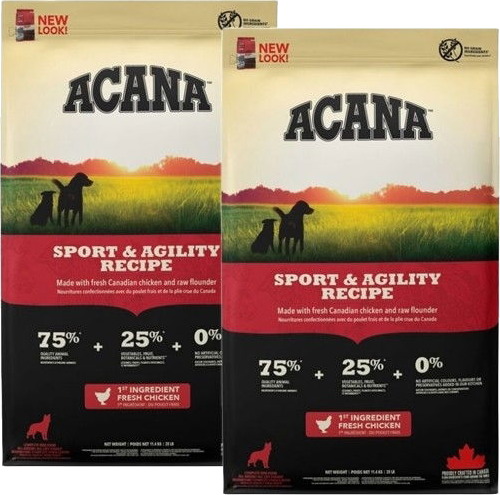 Acana Dog Sport & Agility 2X11.4 kg