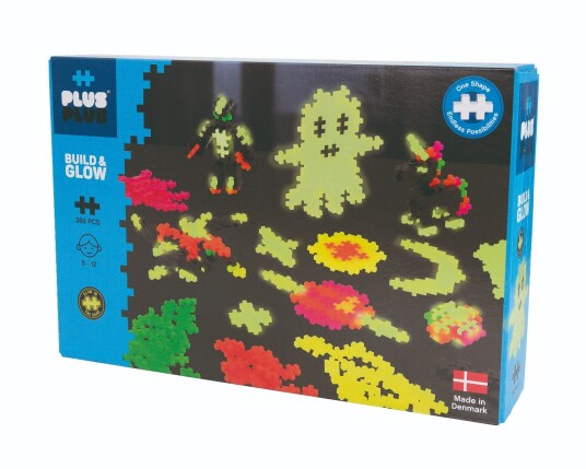 Plus Plus Build & Glow Glow-in-the-dark 360 Deler