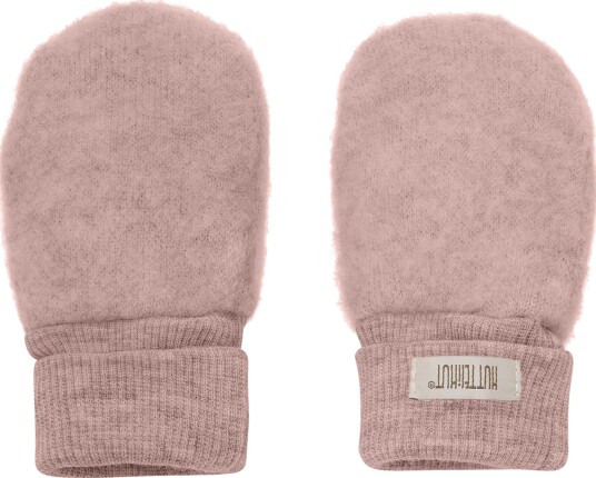 HUTTEliHUT Mittens Wool Fleece 2 layer – Mahogany Rose 56