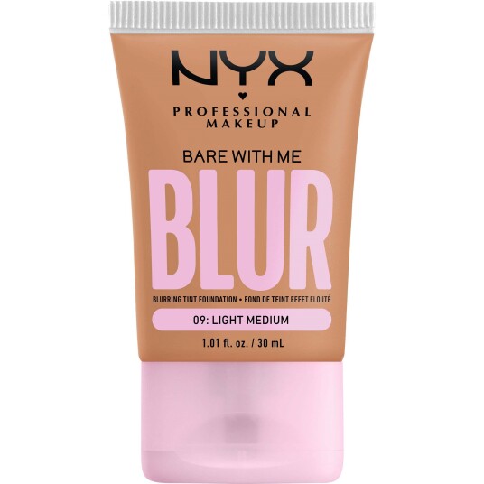 NYX Professional Makeup Bare With Me Blur Tint Foundation 09 Light Medium 30 ml