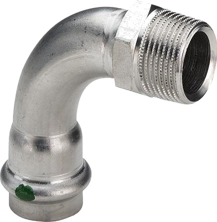 Viega Inox Bøjning 90 Grader 1"X28 Mm Inox Af Rustfri Stål Muffe/Nippel Sc-Contur Viega Inox Bøjning 90 Grader 1"X28 Mm Inox Af Rustfri Stål Muffe/Nippel Sc-Contur