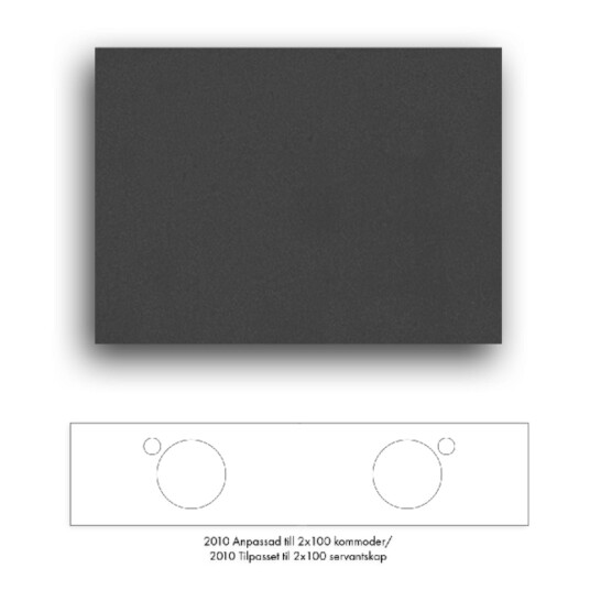 Macro Design Crown+ Dekton Benkeplate 161-201cm Eter / 201cm Macro Design Crown+ Dekton Benkeplate 161-201cm Eter / 201cm
