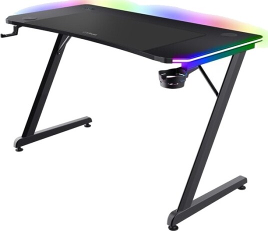 Trust Gxt 710 Luminus Pro Skrivebord Rektangulær Svart