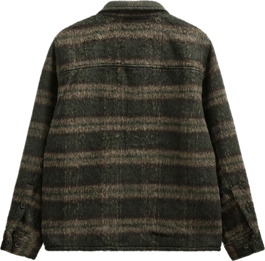 Anerkjendt Akoscar Heavy Twill Check Overshirt Green S