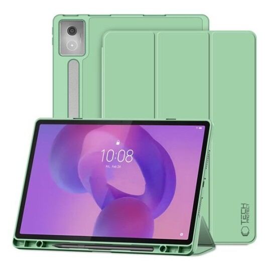 Tech Protect Lenovo Idea Tab Pro SmartCase Pen Tri Fold Folio deksel Grønn