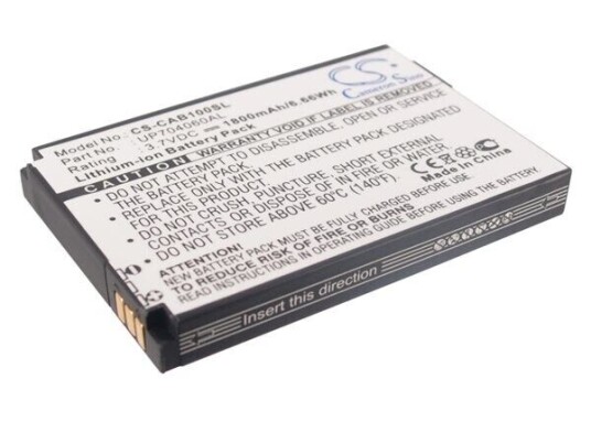 CAT Batteri (1800 mAh 3.7 V) passende til CAT B10 CAT Batteri (1800 mAh 3.7 V) passende til CAT B10