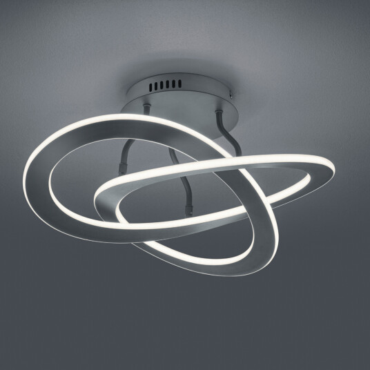 Trio Lighting Oakland taklampe - Antrasitt Trio Lighting Oakland taklampe - Antrasitt