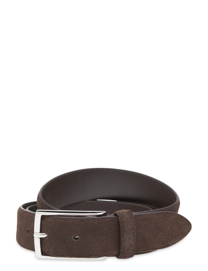 Anderson"s Classic Suede Belt Dark Brown 3,5   Brown   85