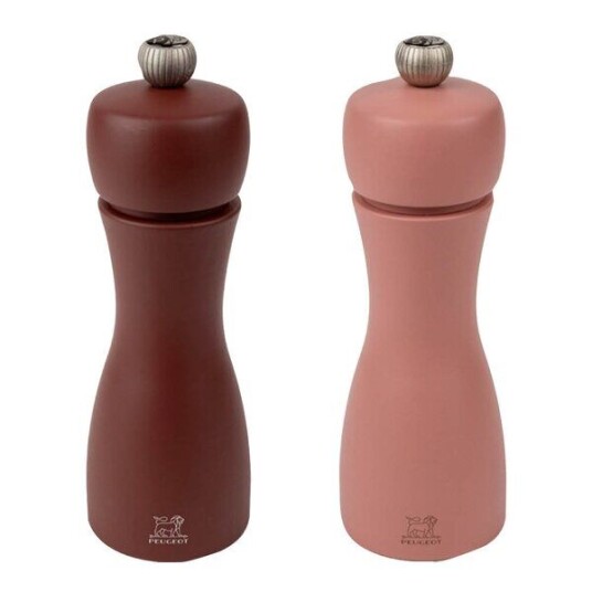 Peugeot   Tahiti duo kvernsett 15 cm kakao/hasselnøtt