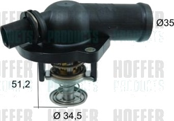 Termostat kjølemiddel HOFFER 8192730 Termostat kjølemiddel HOFFER 8192730