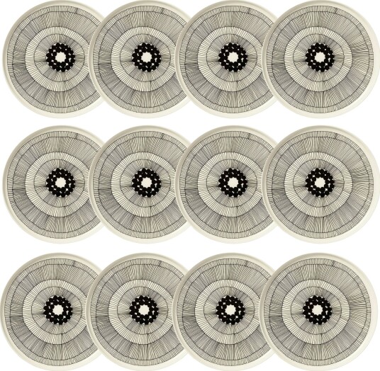 Siirtolapuutarha Tallerken 25 cm 12 pk