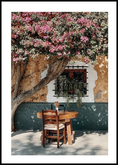 Restaurant Can Muson Desa Vila in Ibiza Plakat Plakat / 100x150cm