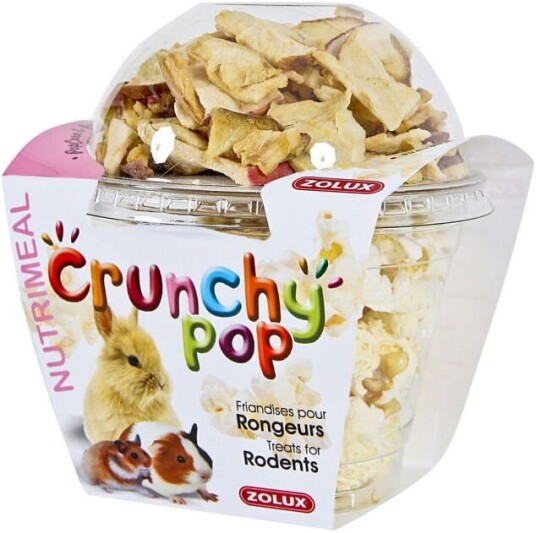 Zolux Crunchy Cup Eple & Popcorn 200G