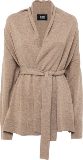 Alpha Studio Dame Strikkevarer Beige M, Alpha Studio Dame Strikkevarer Beige M,