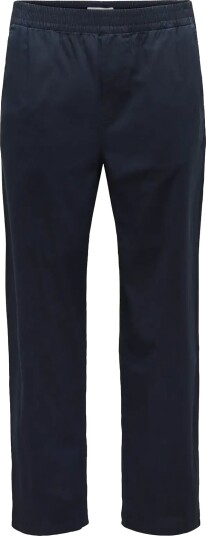 ONLY & SONS Onsfade Loose Slub 0571 Pants Vd Navy M