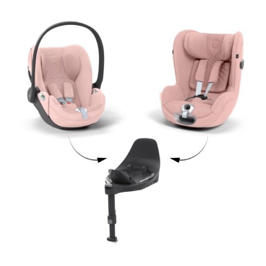 Cybex Bilstolpakke 3i1 T-Serie inkl. Cloud T Sirona T & Base T Plus Peach Pink Cybex Bilstolpakke 3i1 T-Serie inkl. Cloud T Sirona T & Base T Plus Peach Pink