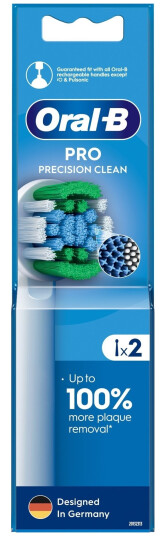 Tannbørste Braun Oral-B Eb20-2 Precision Clean Pro Tannbørstehoder 2 Stk.