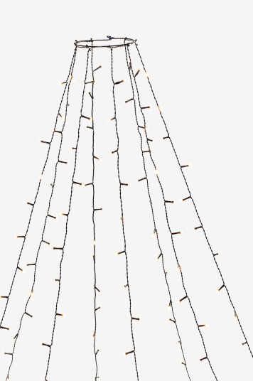 Konstsmide Juletrelys amb 240cm Svart