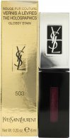 Yves Saint Laurent Yves Saint Laurent, The Holographics, Glossy Stain, Liquid Lipstick, 503, Neon Plomme, 6 Ml For Women