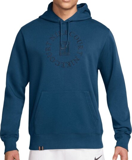 Nike Court Dri Fit Heritage Hoodie Padel  og tennisgenser herre Diffused Blue L