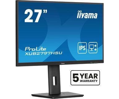 Iiyama ProLite XUB2797HSU-B2 27" IPS HD Skjerm 100Hz Svart Iiyama ProLite XUB2797HSU-B2 27" IPS HD Skjerm 100Hz Svart