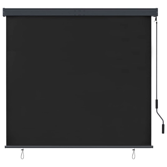 vidaXL Utendørs rullegardin 160x250 cm antrasitt