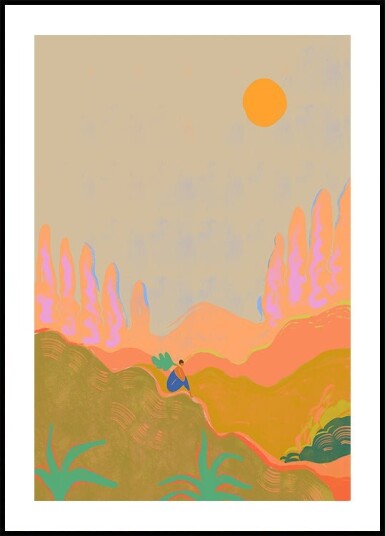 Wide Open Spaces Plakat / 21x30cm