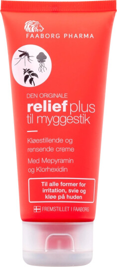 Faaborg Pharma Relief Plus Creme Til Myggestik 100 ml Faaborg Pharma Relief Plus Creme Til Myggestik 100 ml