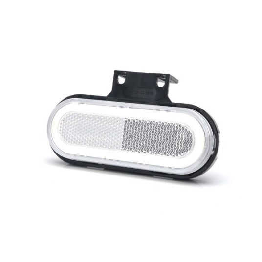 Blinklys/Sidemarkeringslys Strands Position Light / Side Marker LED   12/24V / 124 mm Hvit