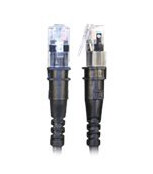 Patchsee Thinpatch - Koblingskabel - Rj-45 (Hann) Til Rj-45 (Hann) - 4.9 M - 3.8 Mm - Utp - Cat 6A - Ieee 802.3At - Flertrådet Formstøpt - Svart