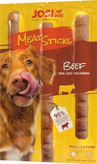 Josidog Meat Sticks Storfekjøtt Hundegodbit 33 G