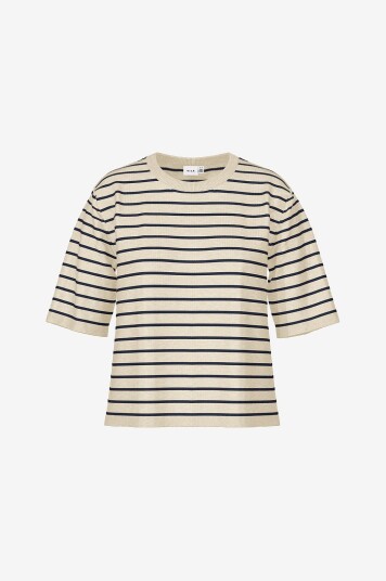 Vila Genser viMalu O neck 2/4 Knit Beige