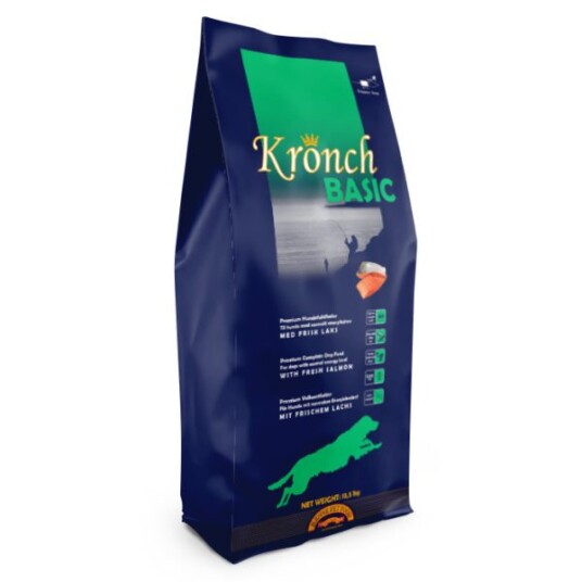 Kronch Basic 5kg Hundemat med Omega-3 og Naturlige Ingredienser