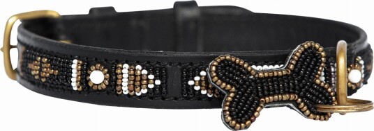 Kampuni Handmade Hundehalsbånd Skinny Swahili L