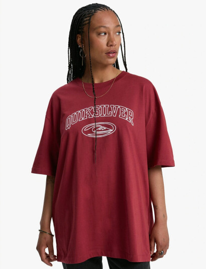 Quiksilver Boyfriend Ss   Red   M/L