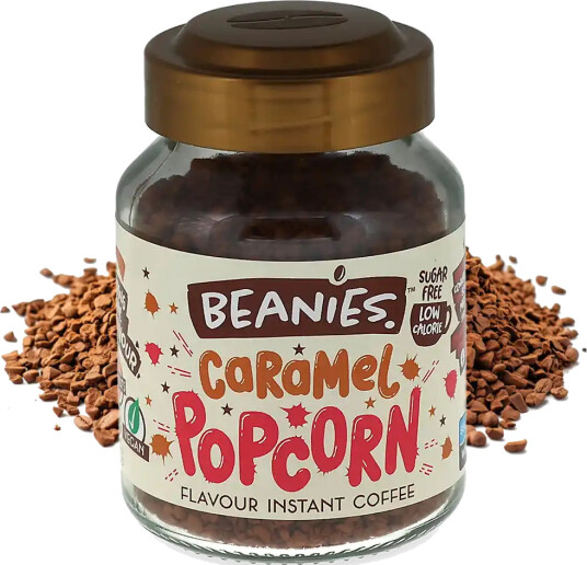 Beanies | Karamellpopcorn 50 g pulverkaffe Beanies | Karamellpopcorn 50 g pulverkaffe