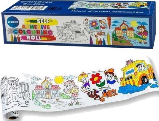 CENTRUM Coloring book on roll self adhesive 15*200cm